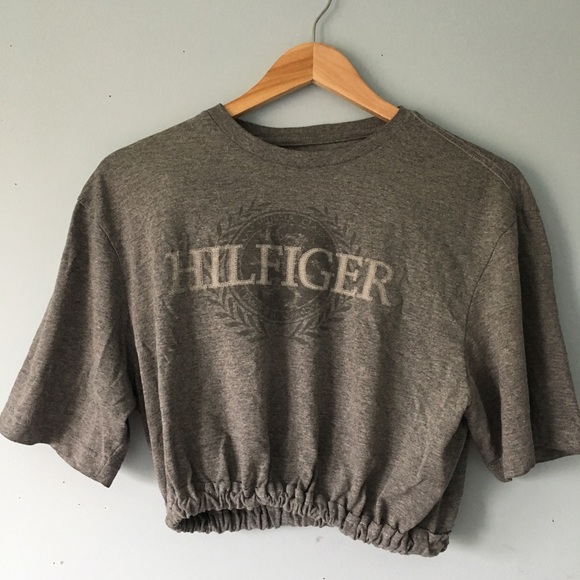 Grey tommy tee with elastic waist - Picture 1 of 2